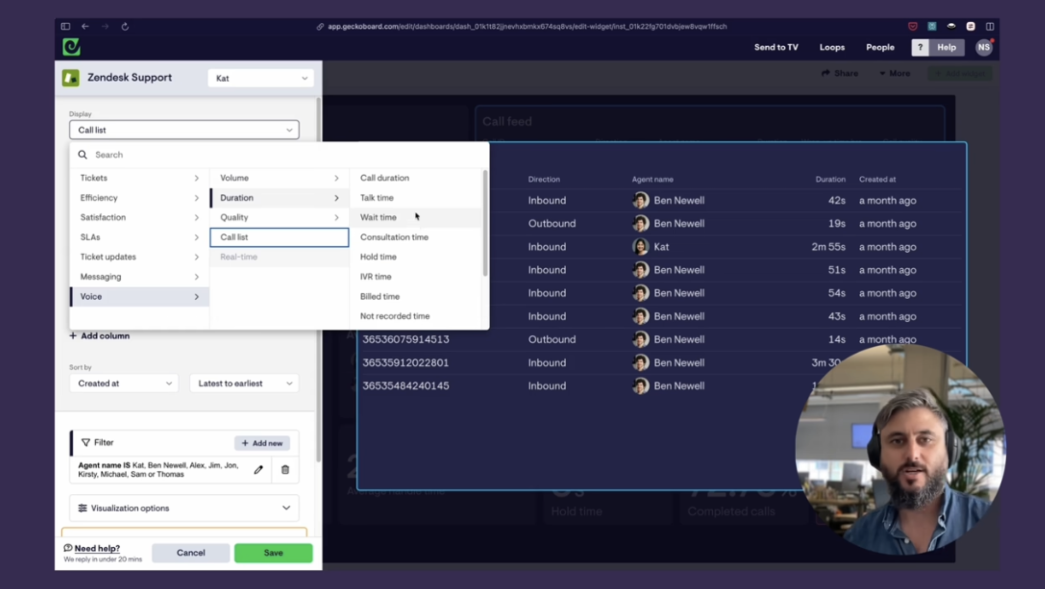 Enhanced Zendesk Voice integration product walkthrough image